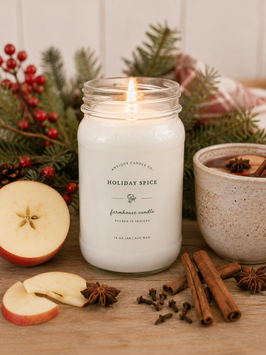 Antique Candle Co.® - Holiday Spice - Soy Candle