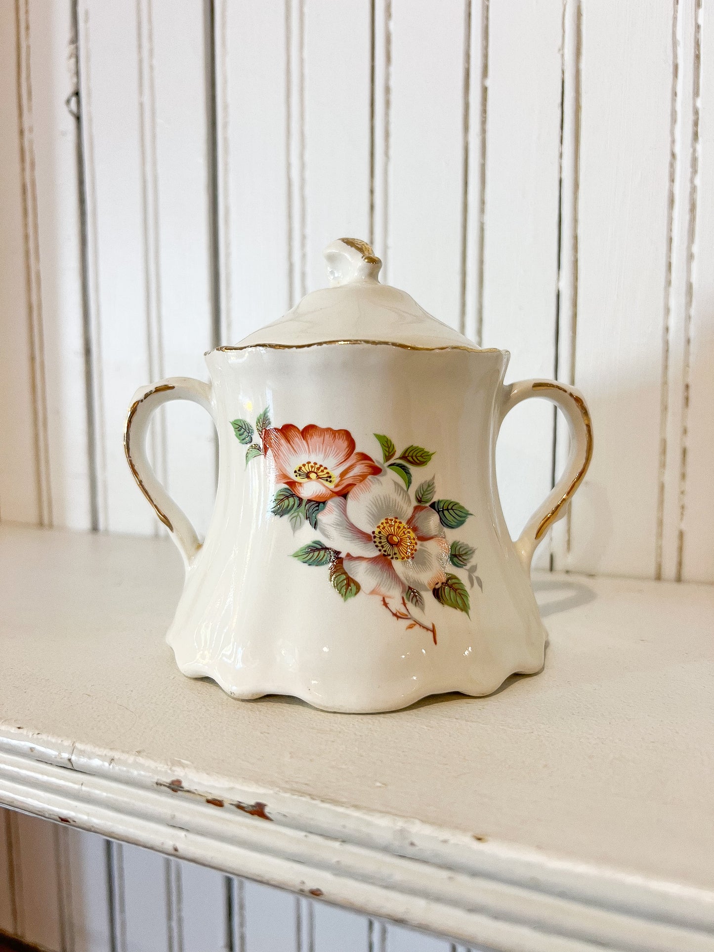FOUND & Co. - Wild Rose Sugar Pot