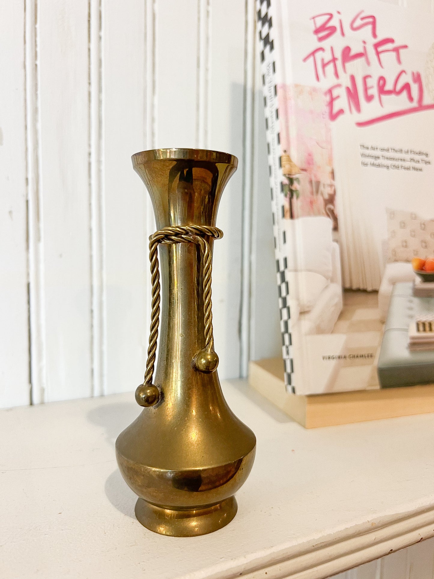 FOUND & Co. - Twist Brass Bud Vase