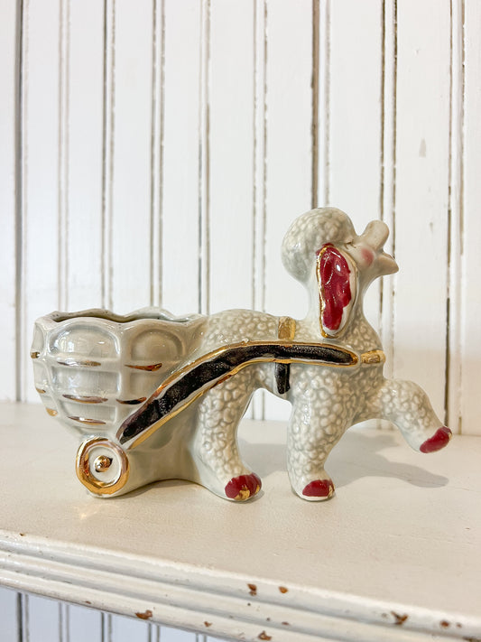 FOUND & Co. Parade Poodle Planter
