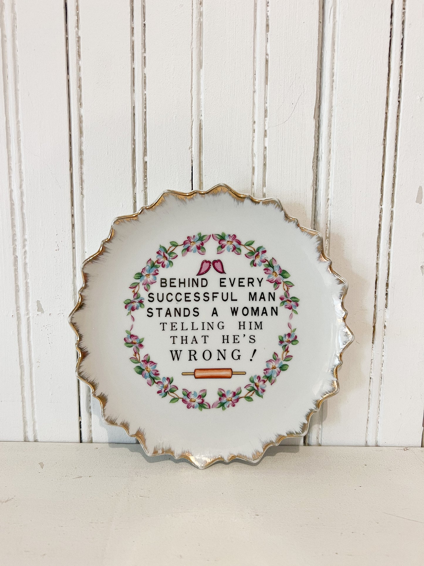 FOUND & Co. She's Always Right Plate