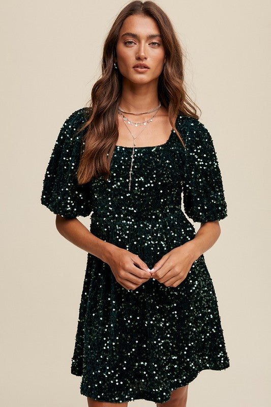 Shine On Me Sequin Dress
