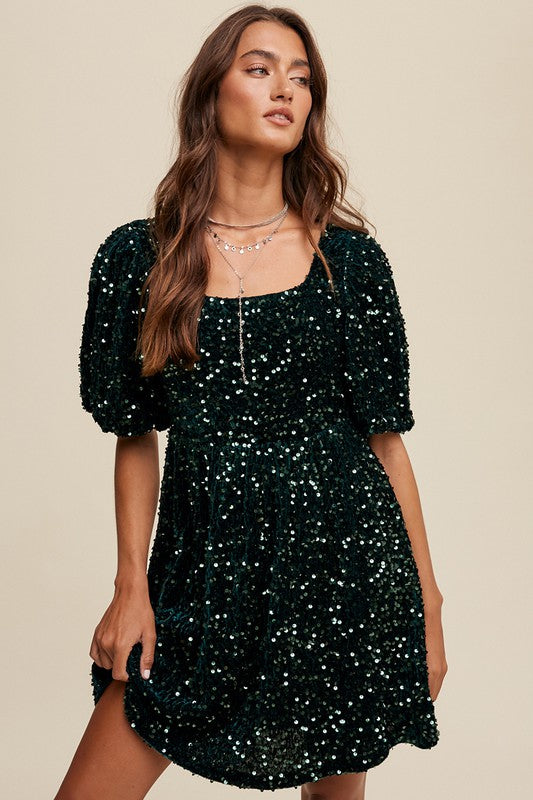 Shine On Me Sequin Dress