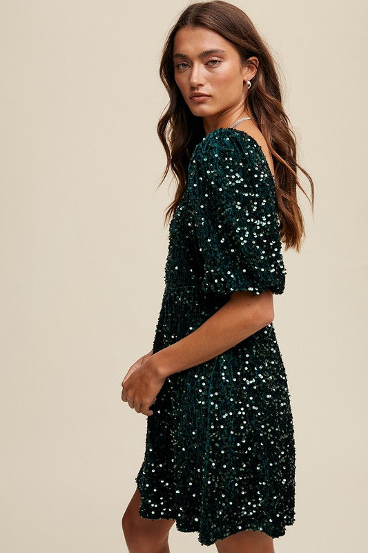Shine On Me Sequin Dress