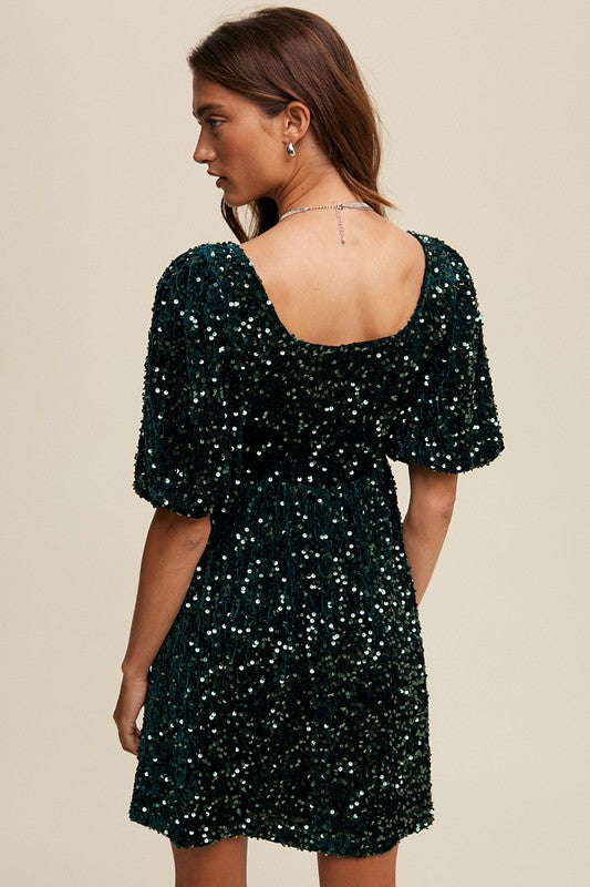 Shine On Me Sequin Dress