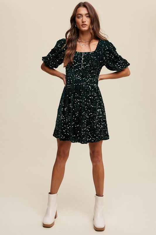 Shine On Me Sequin Dress