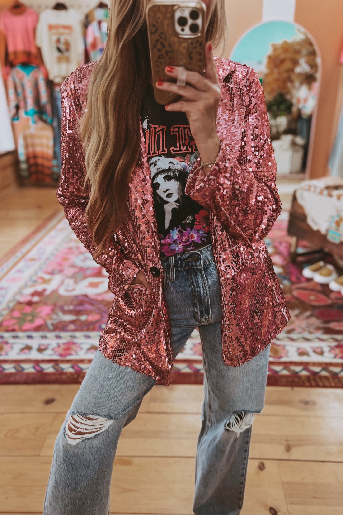 Life of the Party Sequin Blazer