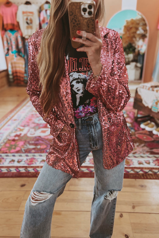 Life of the Party Sequin Blazer