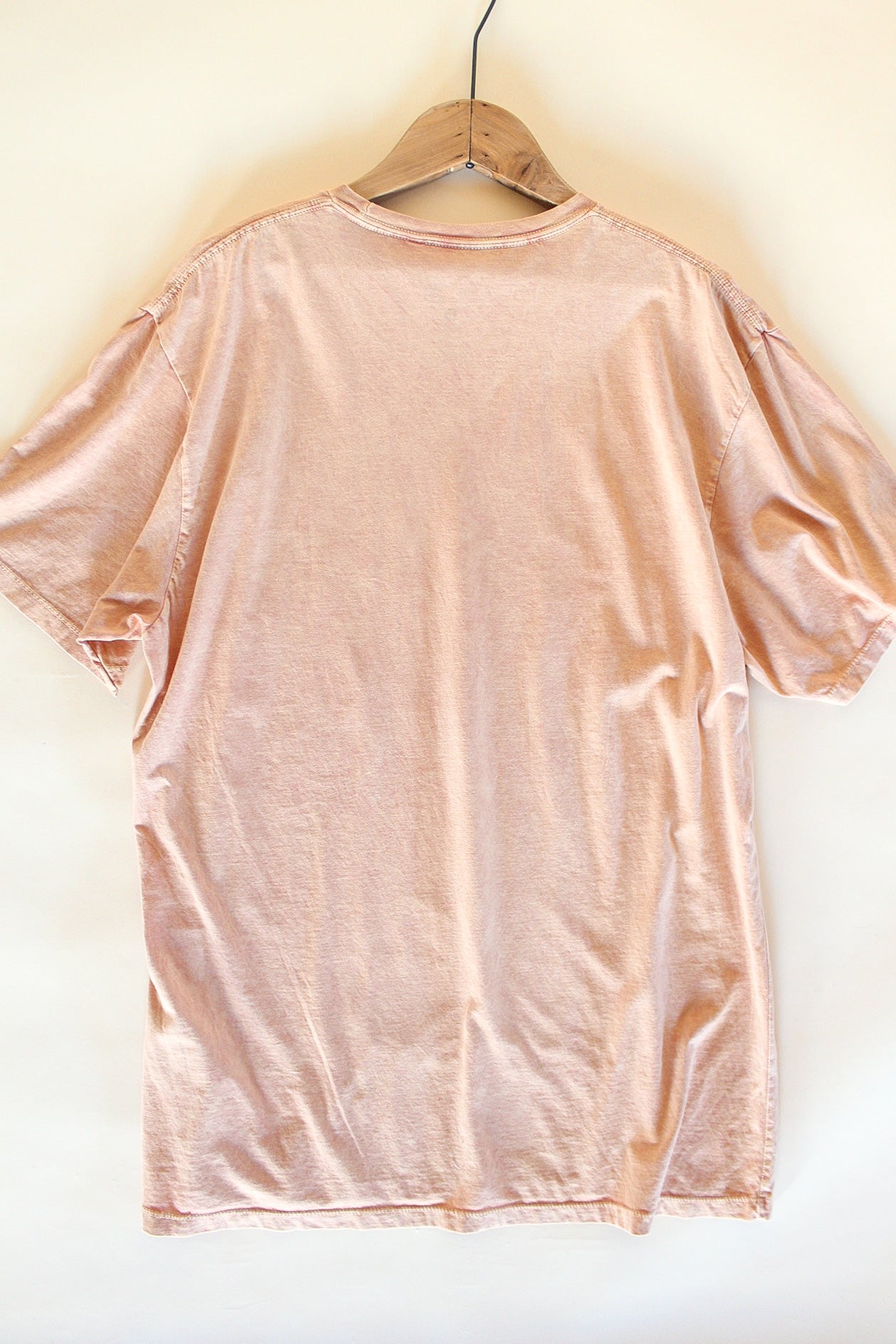 Skeleton Rock On Oversized Graphic Tee