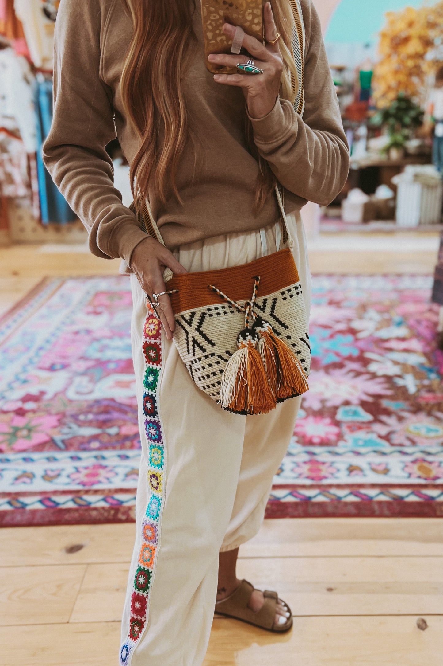 Hand Woven Bucket Bag