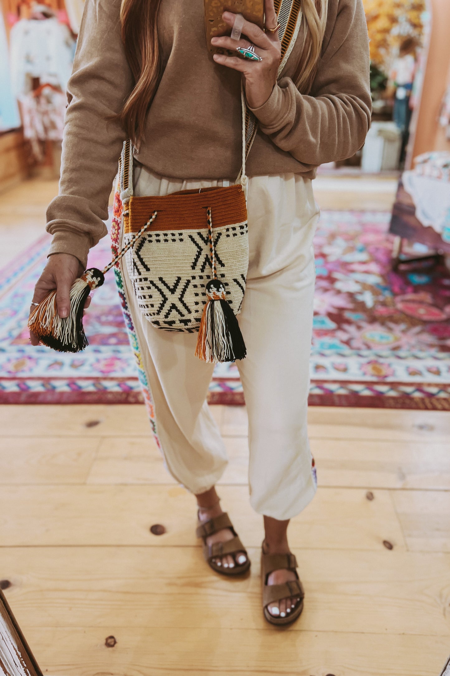 Hand Woven Bucket Bag