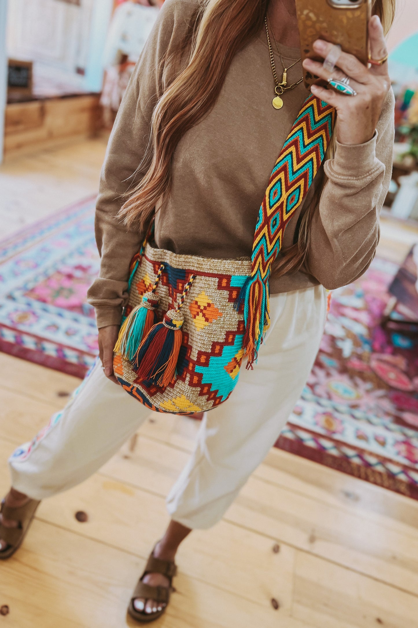 Hand Woven Bucket Bag