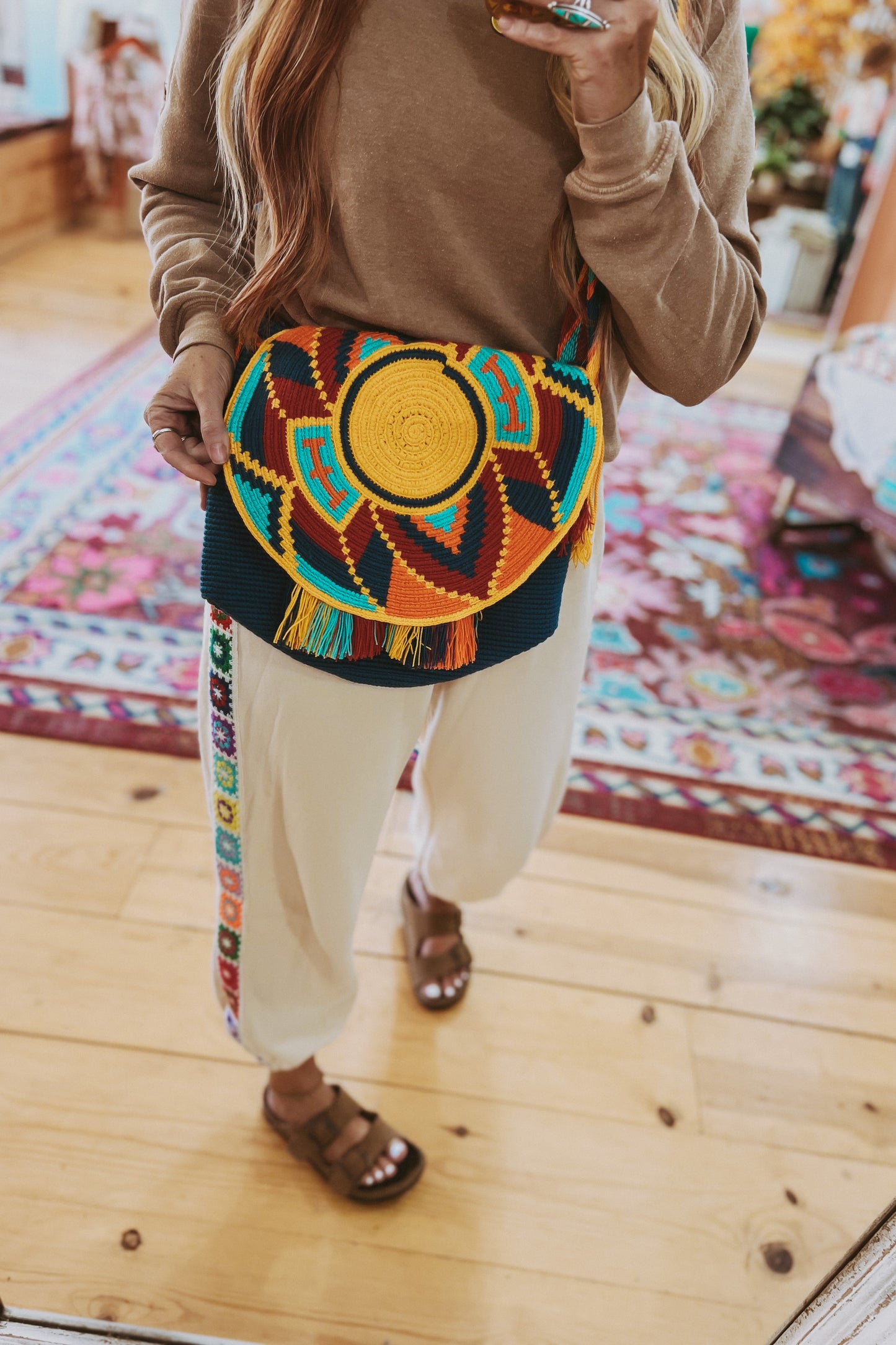 Crochet Crossbody Bag