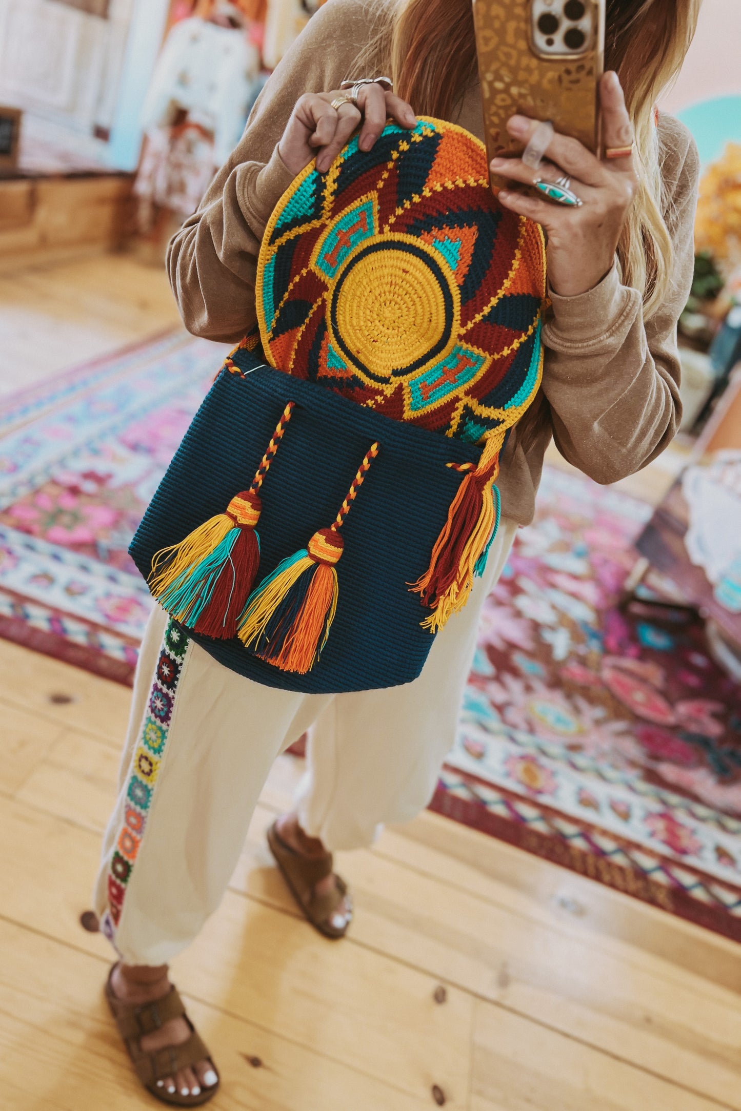 Crochet Crossbody Bag