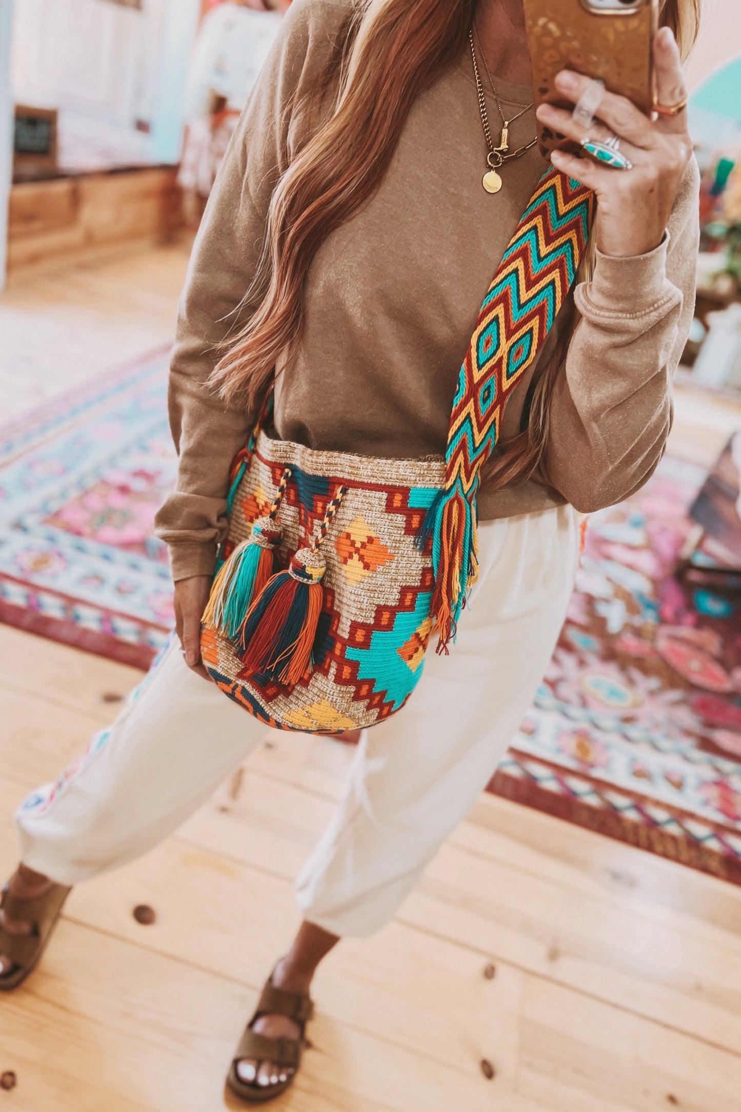 Hand Woven Bucket Bag