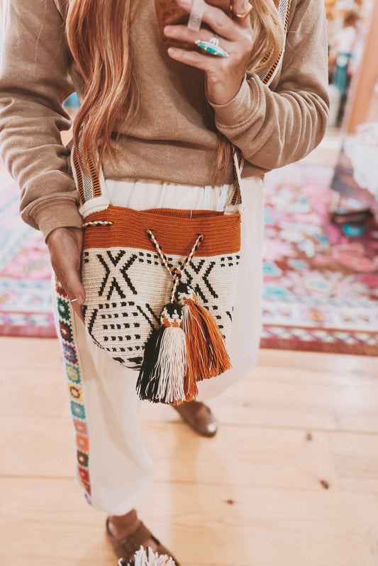 Hand Woven Bucket Bag