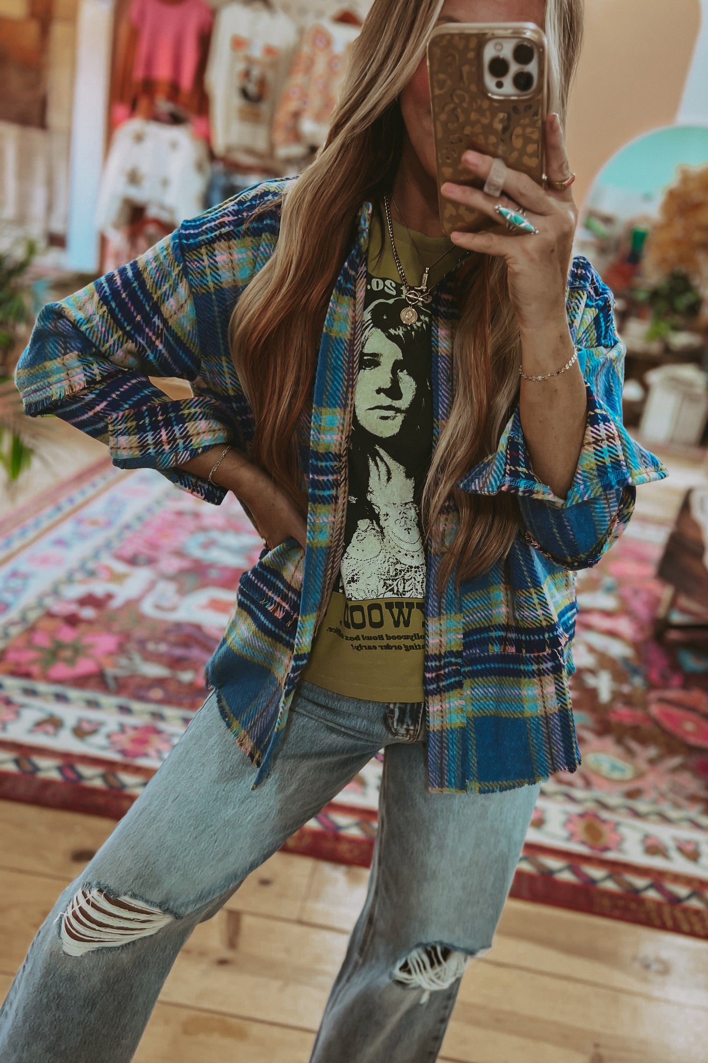 Layer Me Up Plaid Shacket