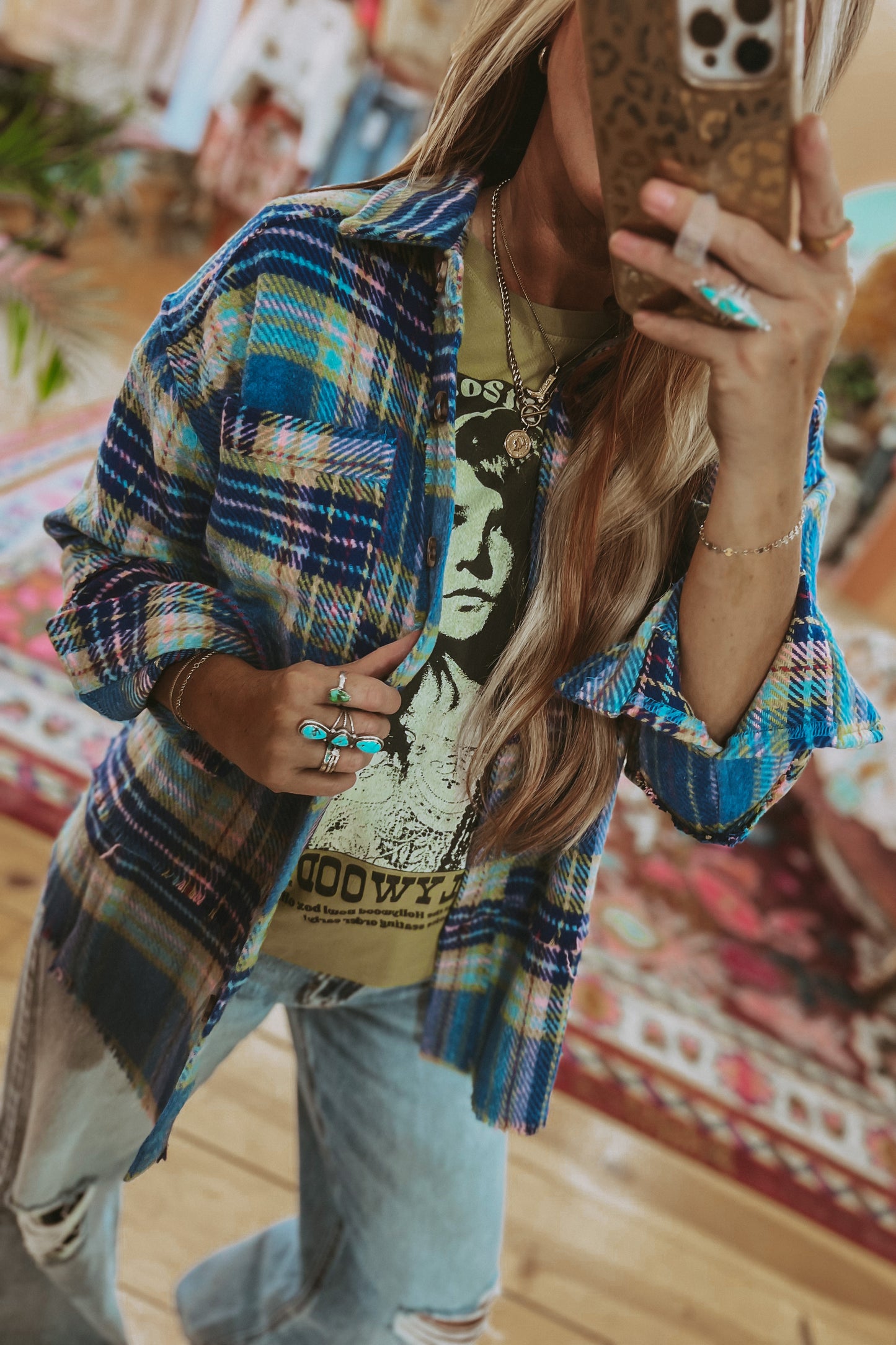 Layer Me Up Plaid Shacket