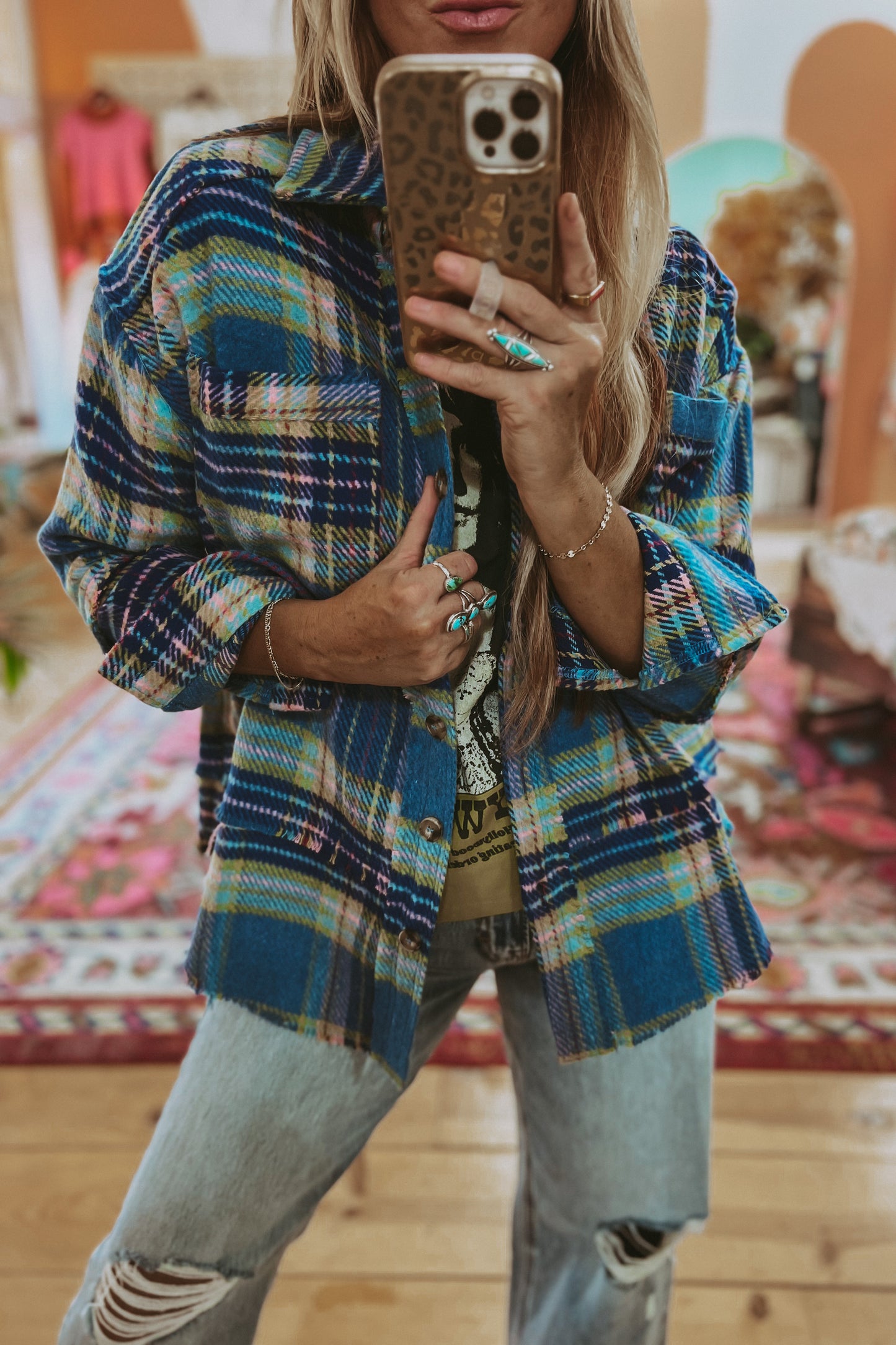 Layer Me Up Plaid Shacket