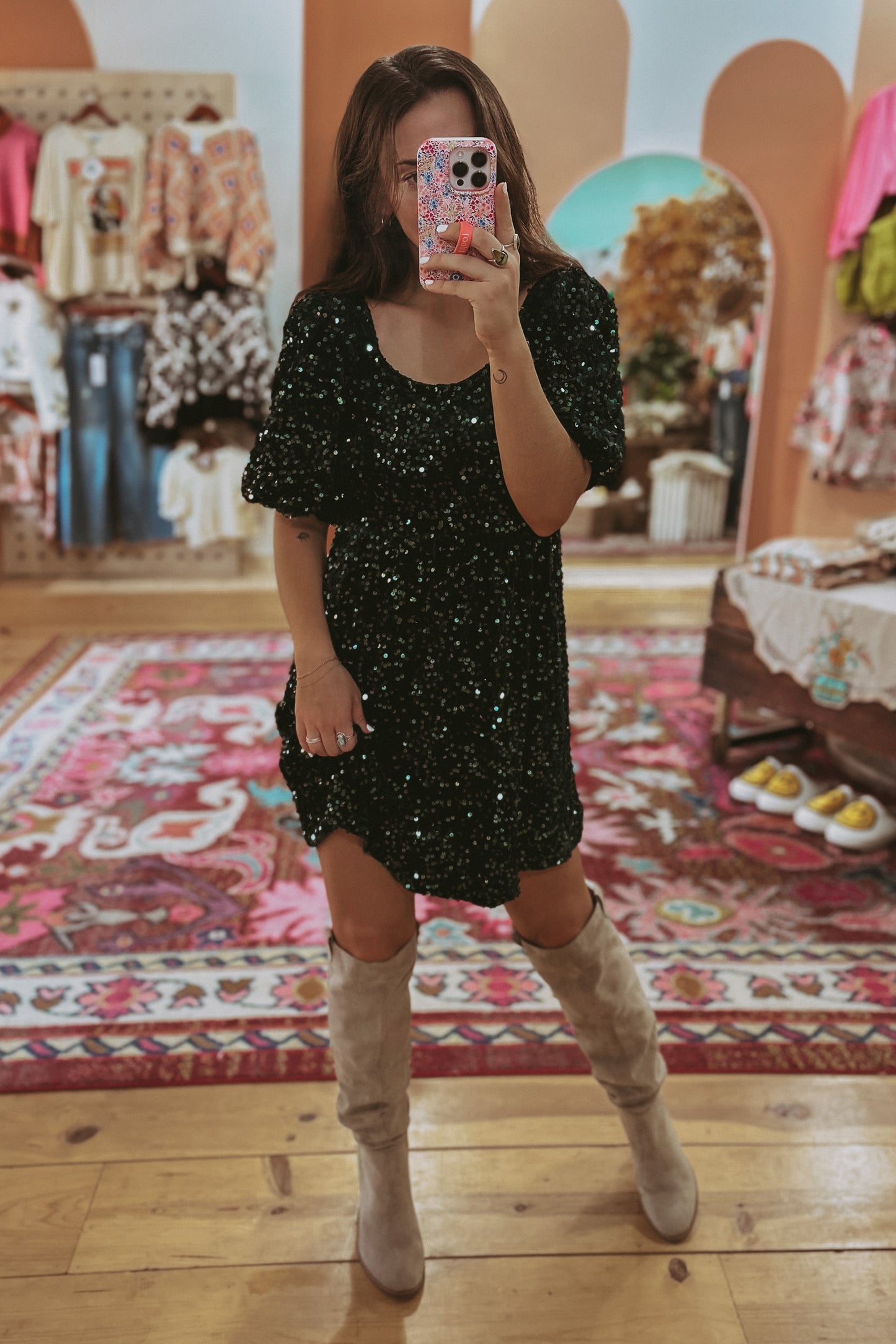 Shine On Me Sequin Dress