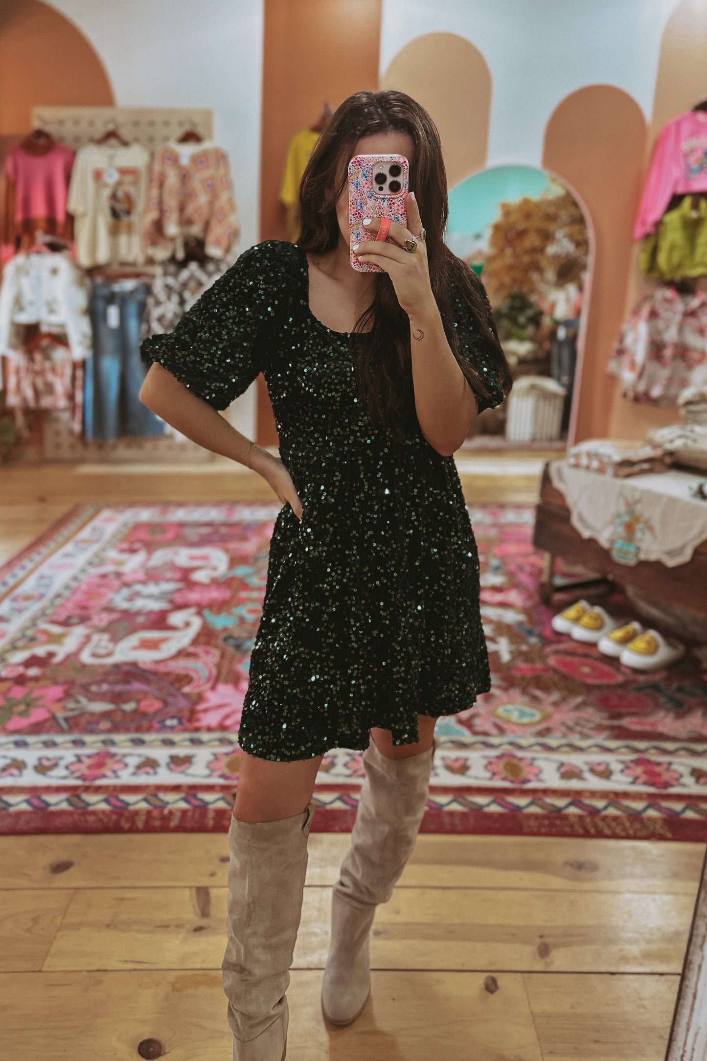 Shine On Me Sequin Dress