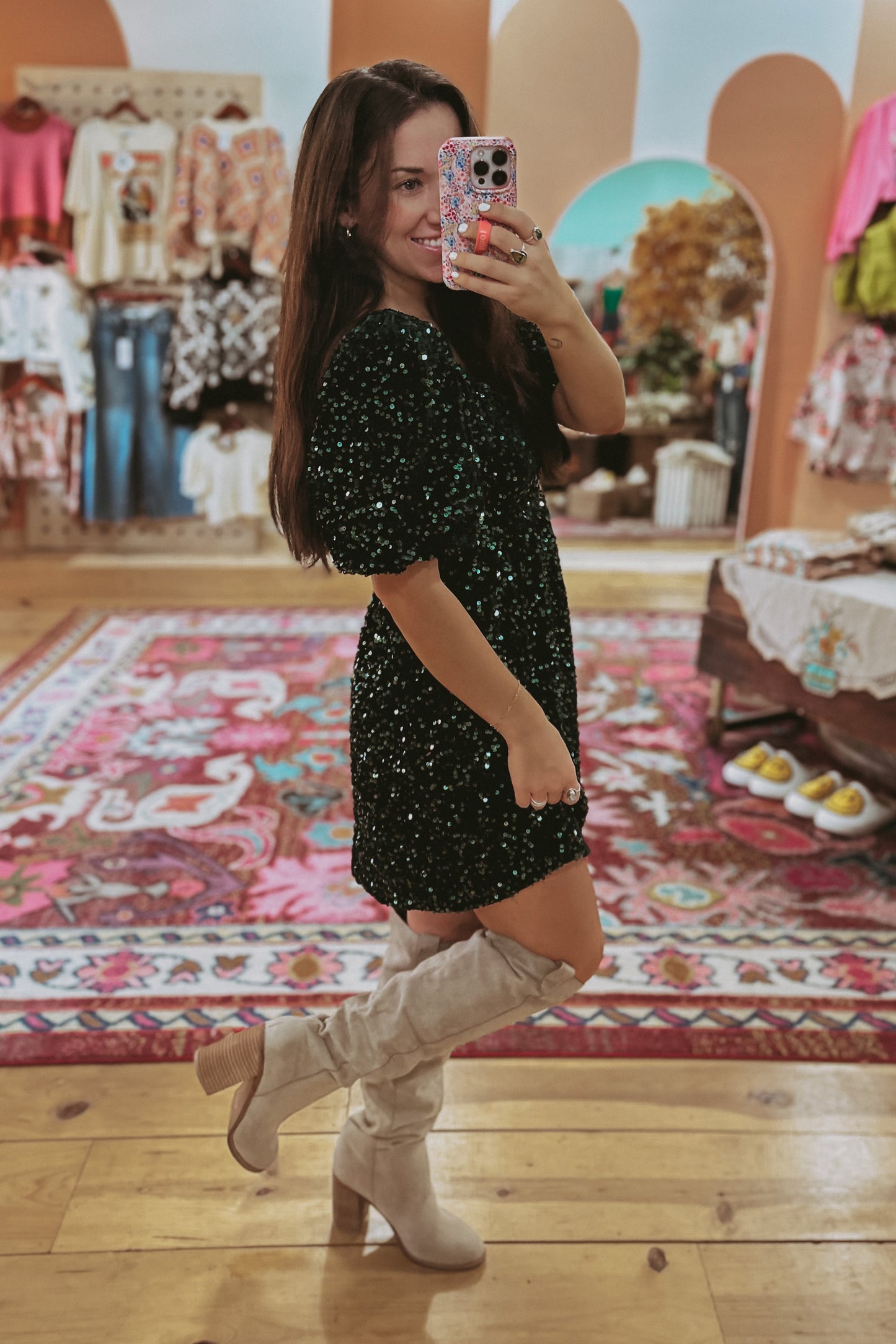 Shine On Me Sequin Dress