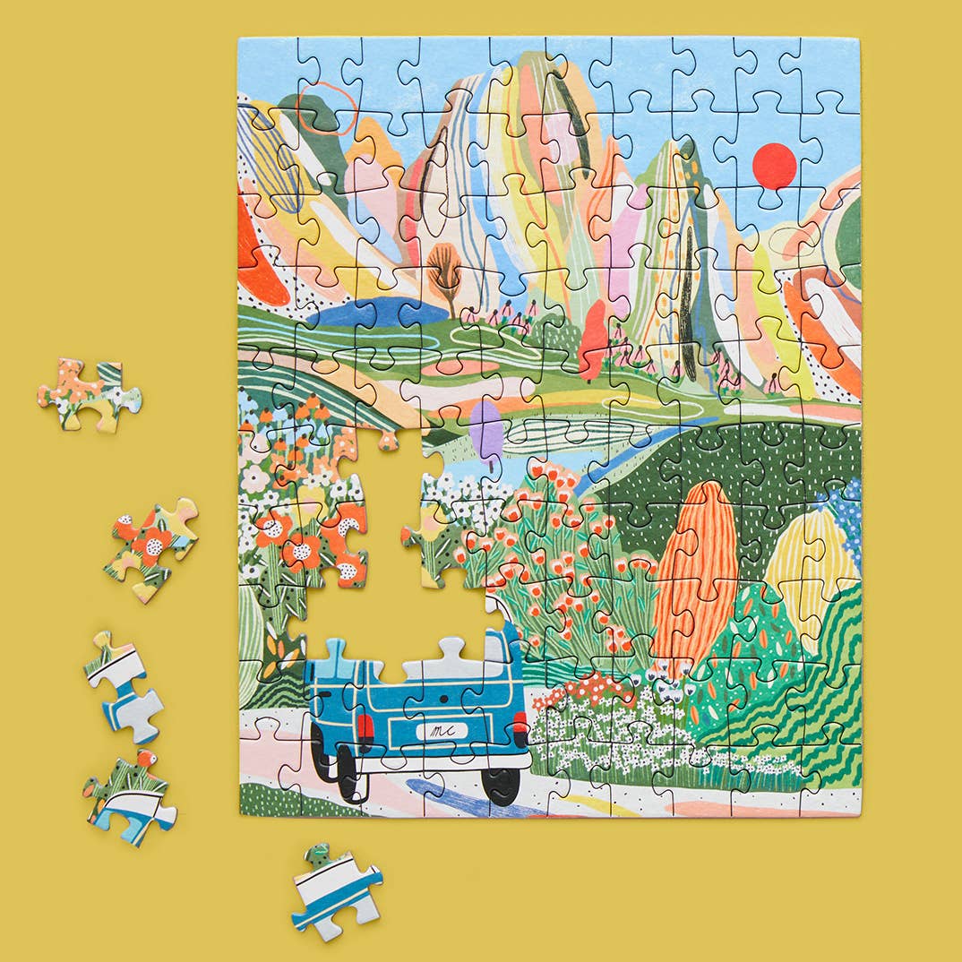 WerkShoppe - Day Tripping | 100 Piece Jigsaw Puzzle