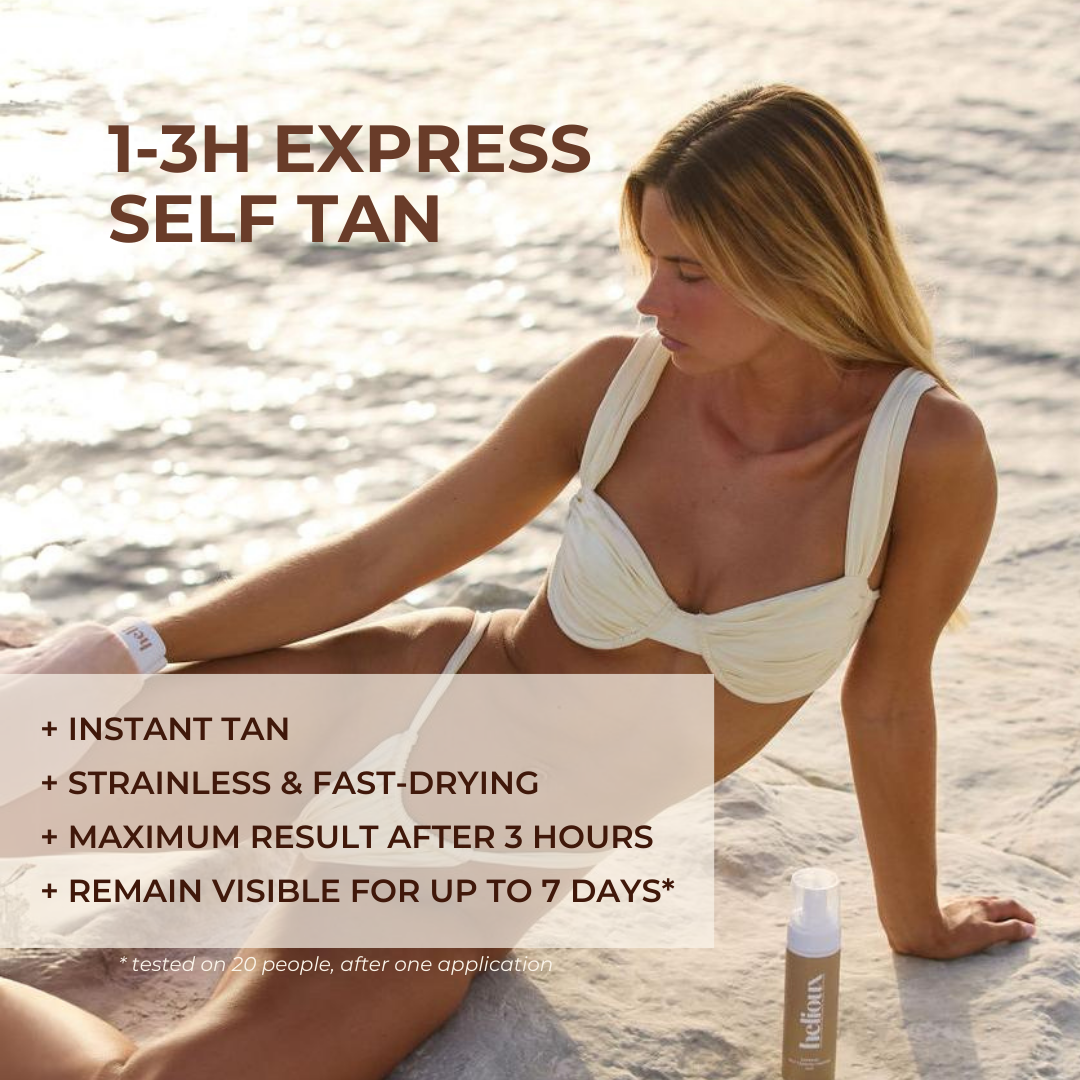HELIOUX BEAUTY - Self Tanner Mousse 1-3 Hour Express | Dark