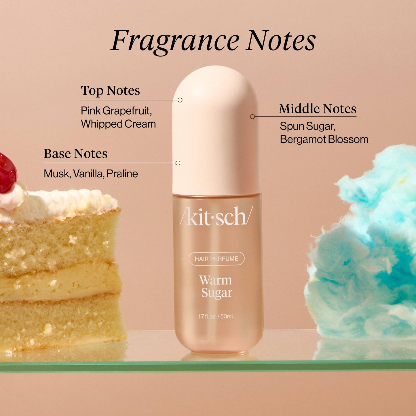 KITSCH Warm Sugar Hair & Body Perfume Mist