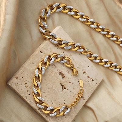 Birdie & Fern Chunky Chain Bracelet
