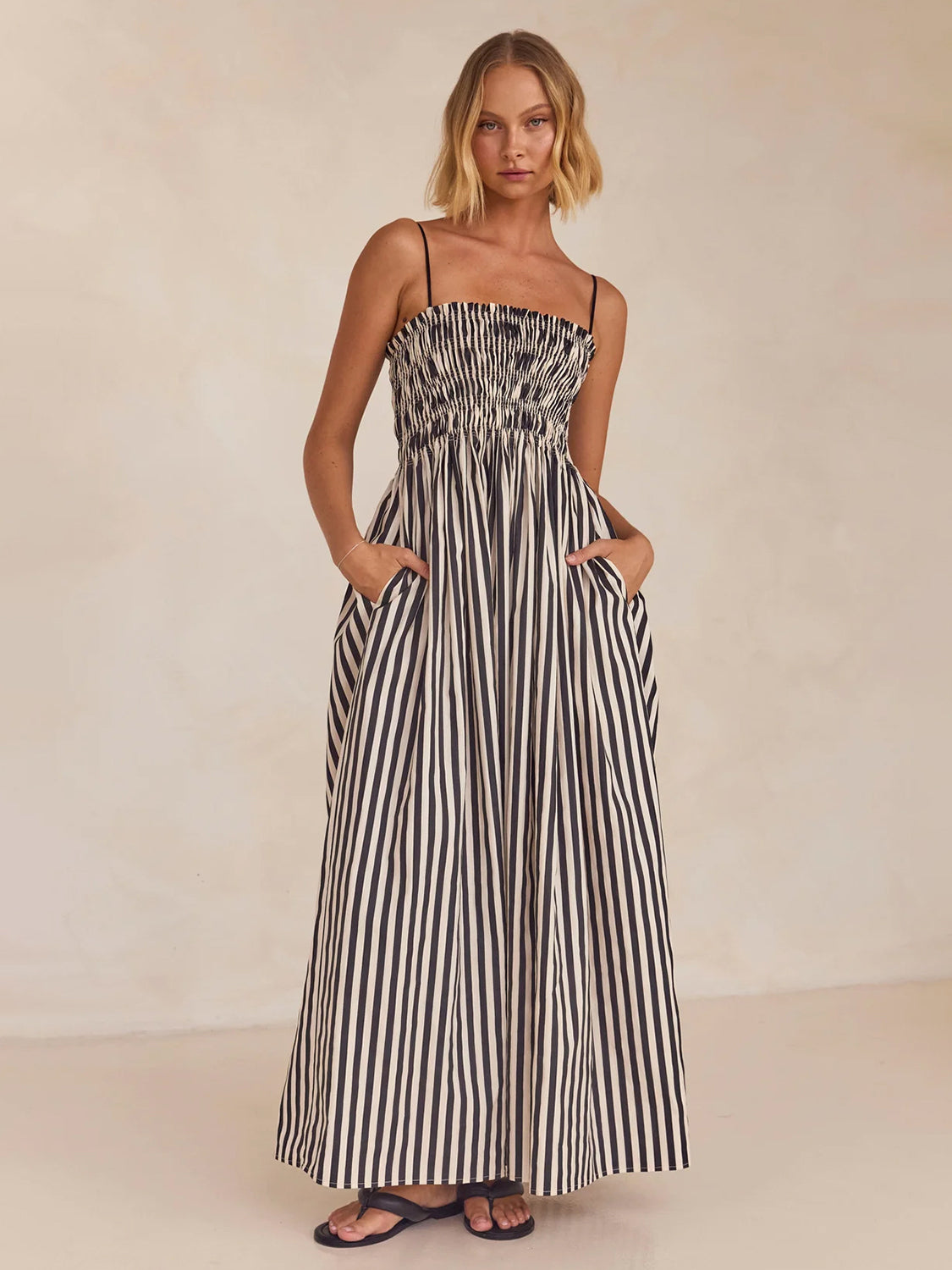 Mirabella Smocked Maxi