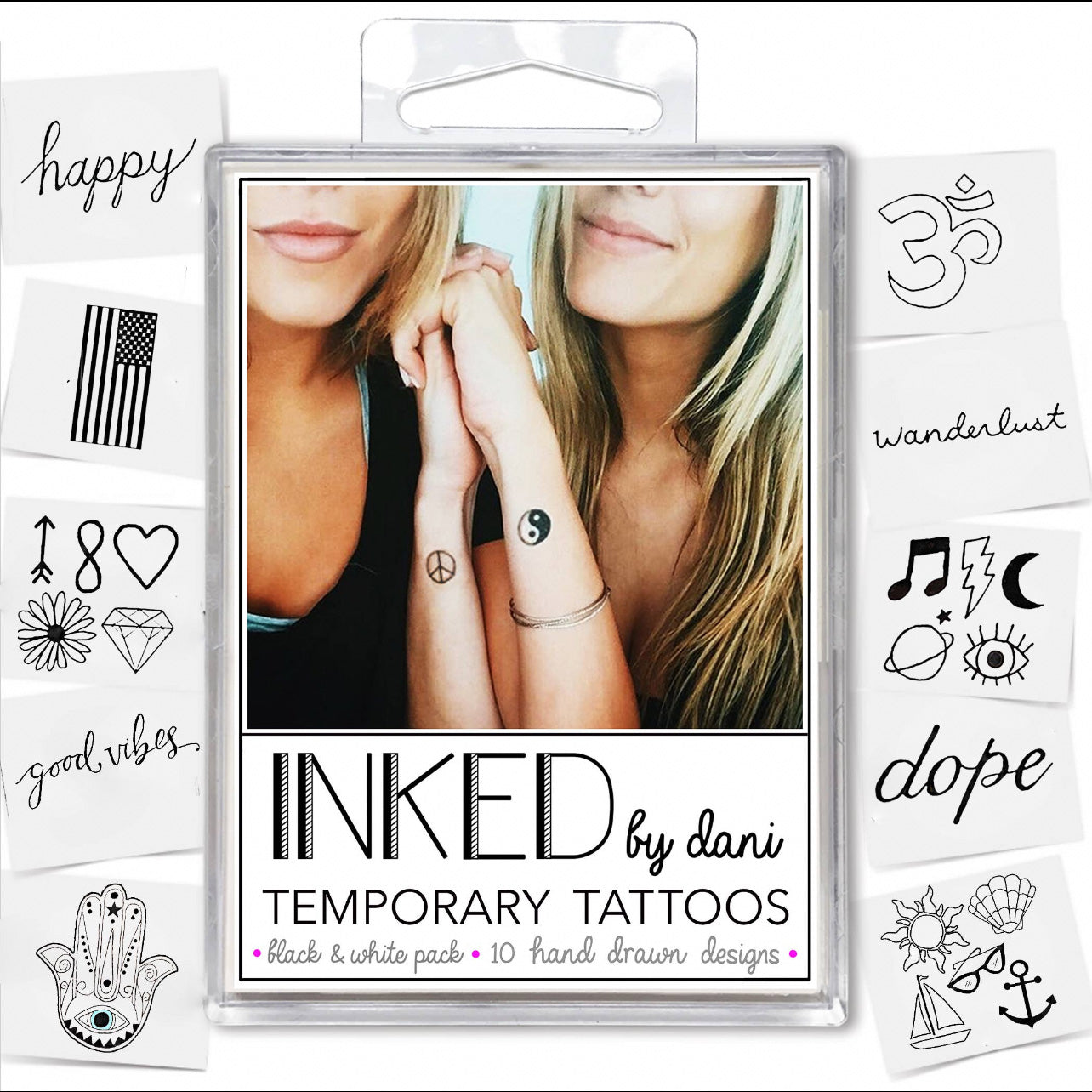 Black and White Tat Pack