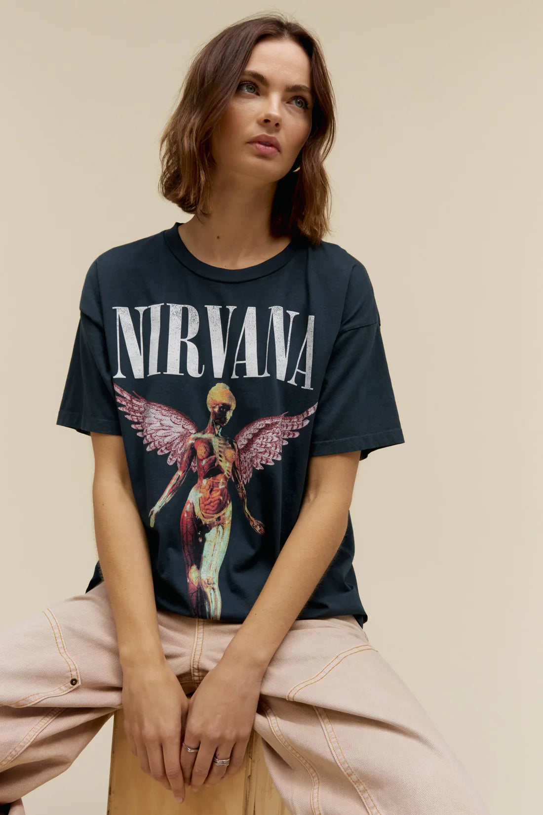 Nirvana In Utero Cover Merch Tee