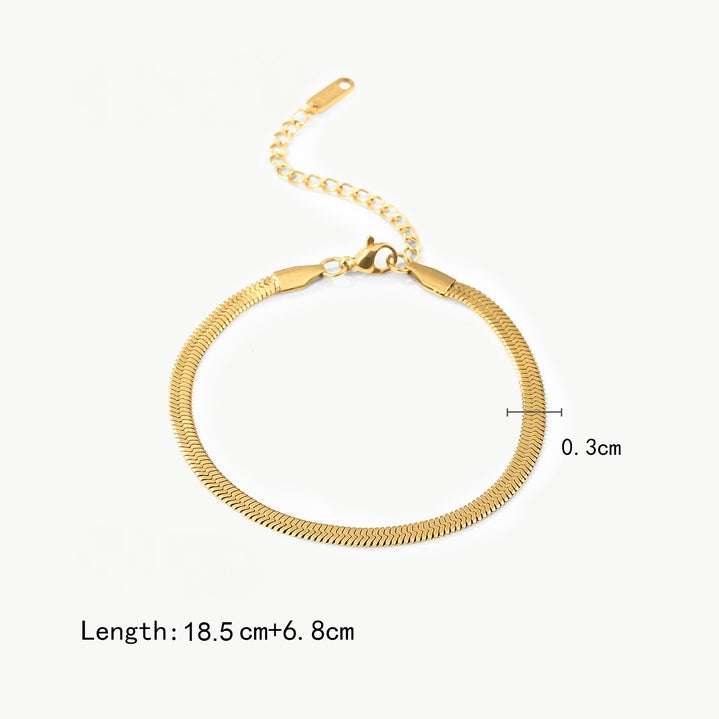 Birdie & Fern Petite Snake Chain Bracelet