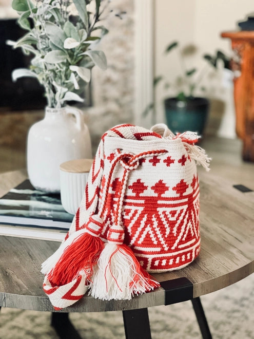 Hand Woven Bucket Bag