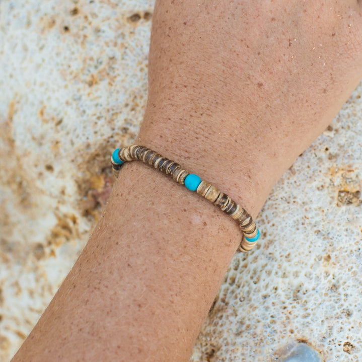 Toro Wood Bead Bracelet