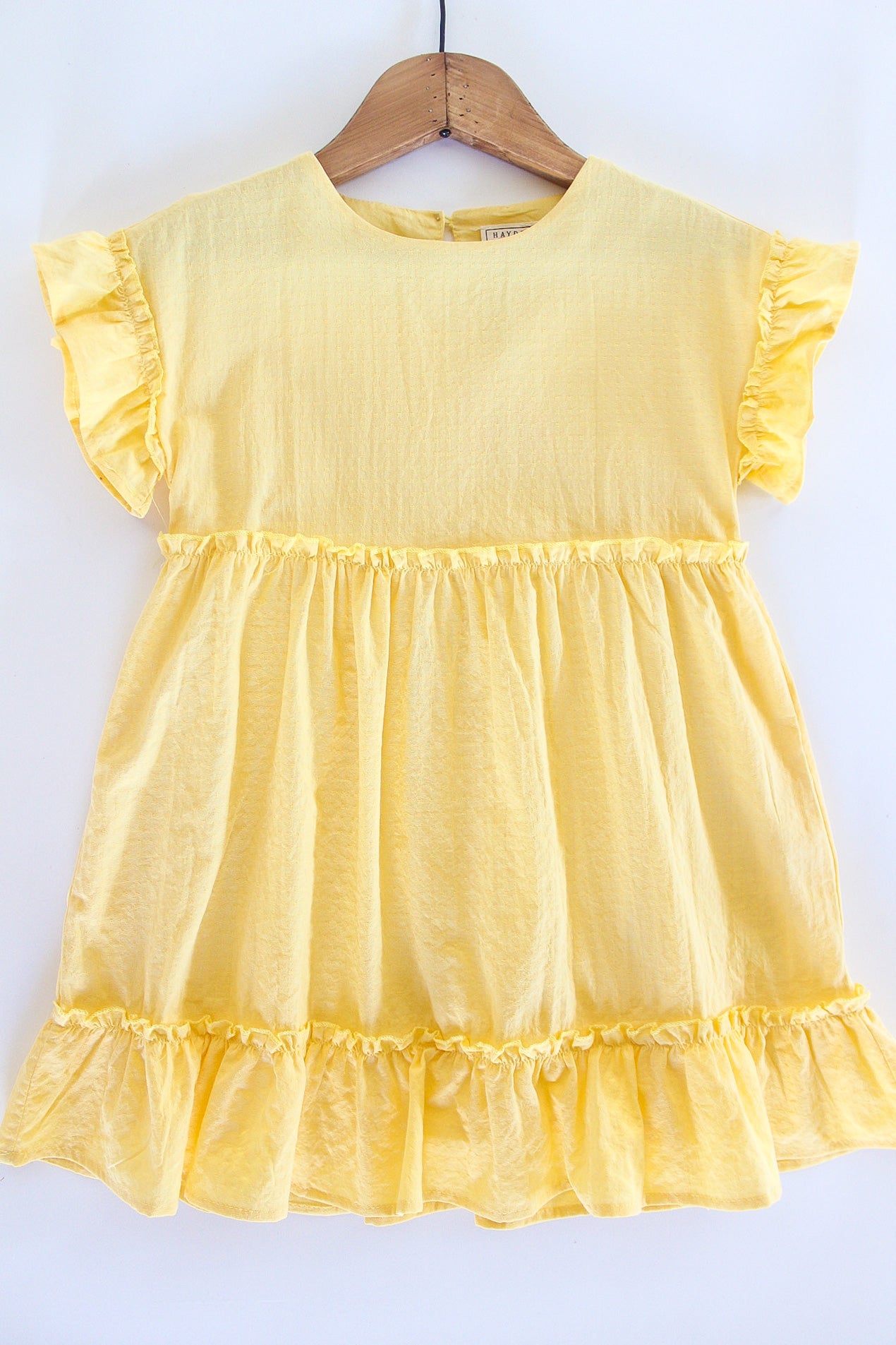 Girls Ruffle-Sleeve Party Dress