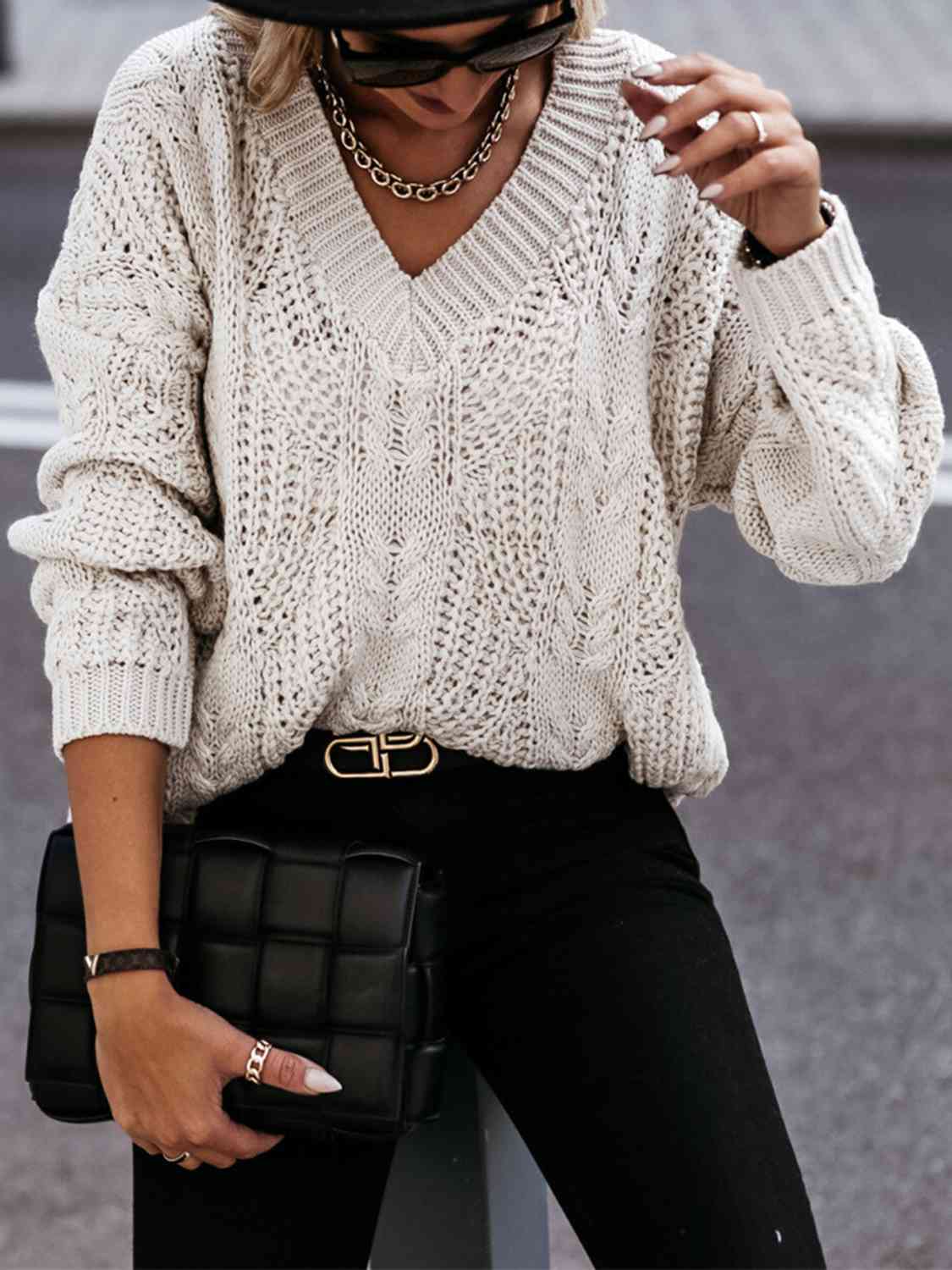 Vicky Cable-Knit Sweater