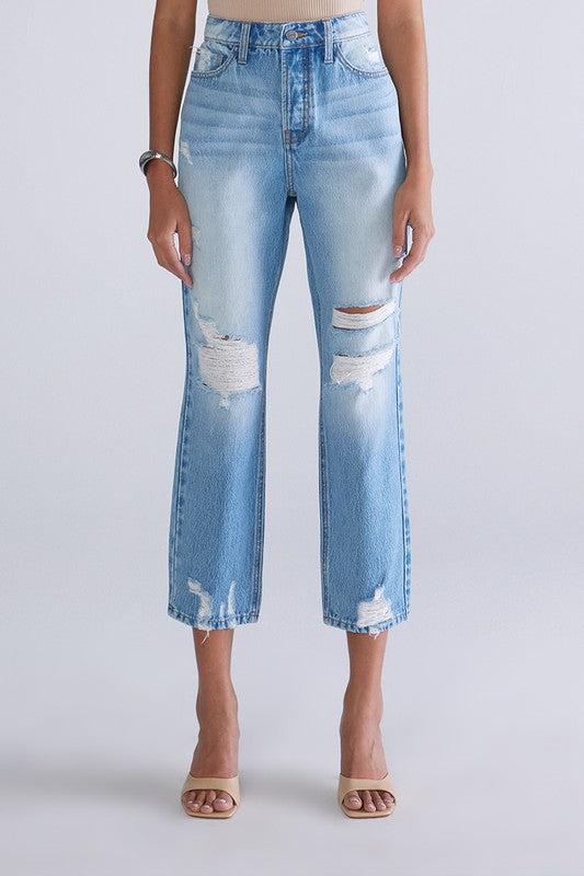 CEROS Super High Rise Mom Jeans