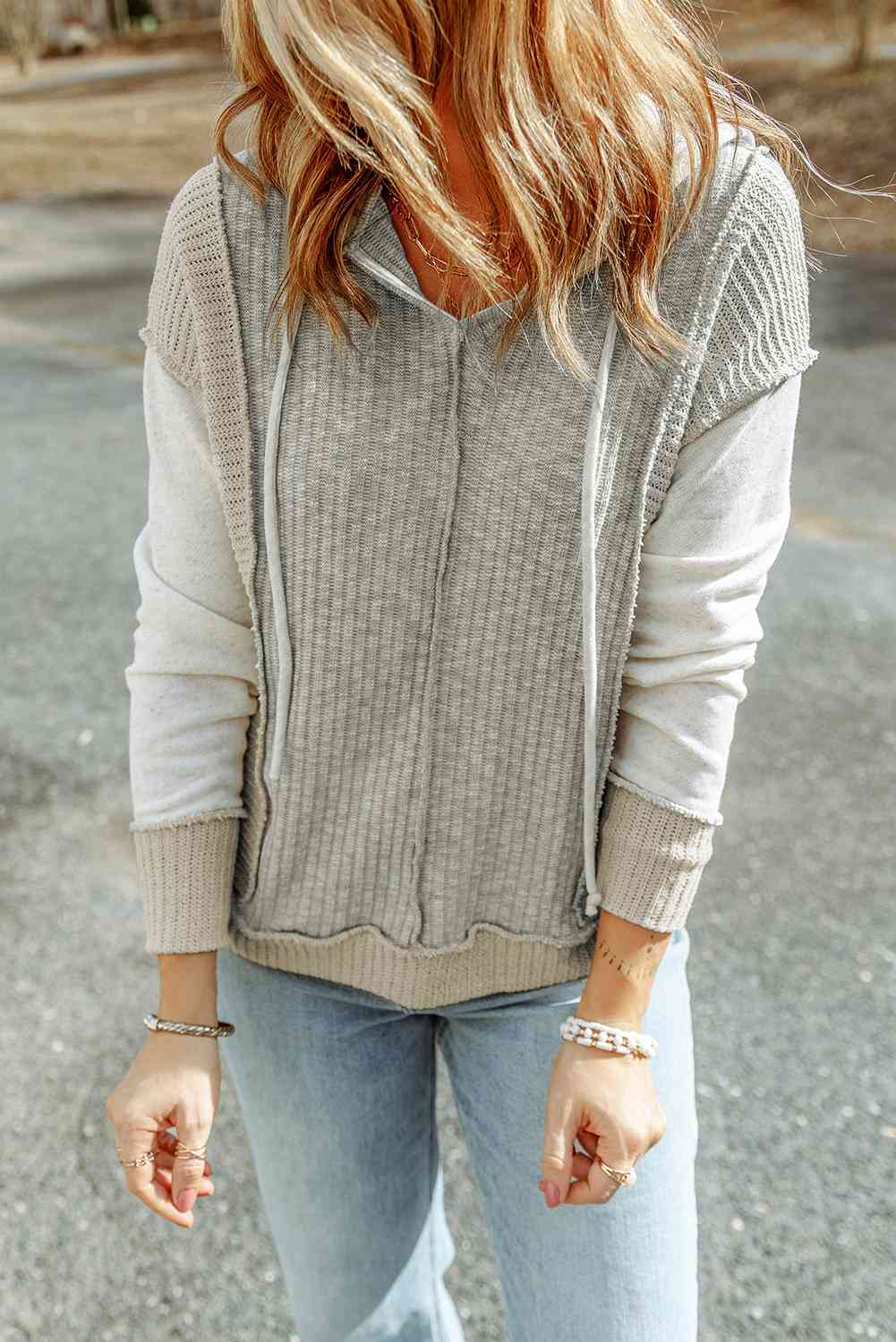 Macchiato Color Block Hoodie