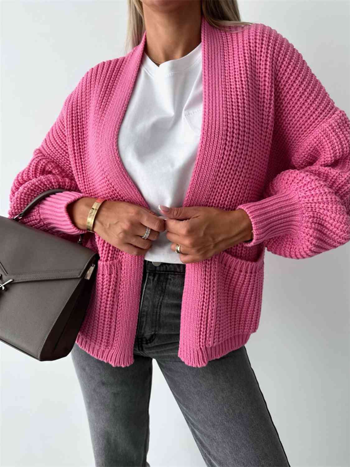 Steele Bubble Sleeve Cardigan