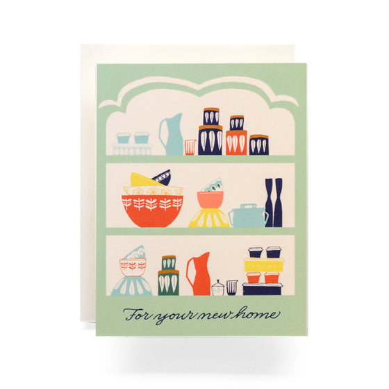 Antiquaria - Vintage Dans Housewarming Greeting Card
