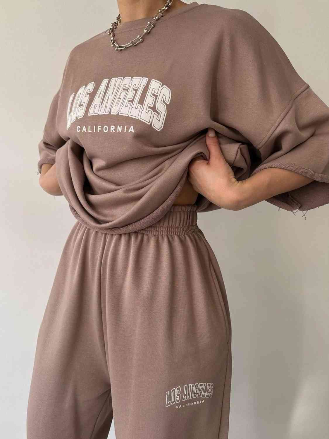 LA Graphic Sweats Set