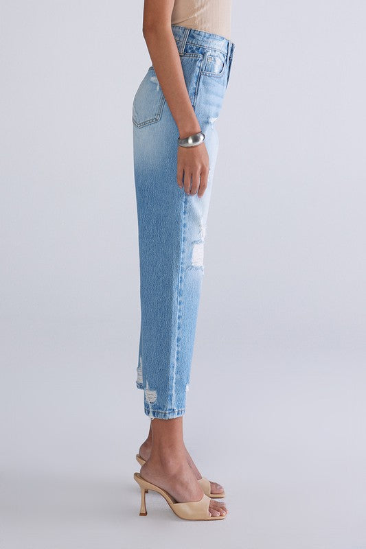 CEROS Super High Rise Mom Jeans
