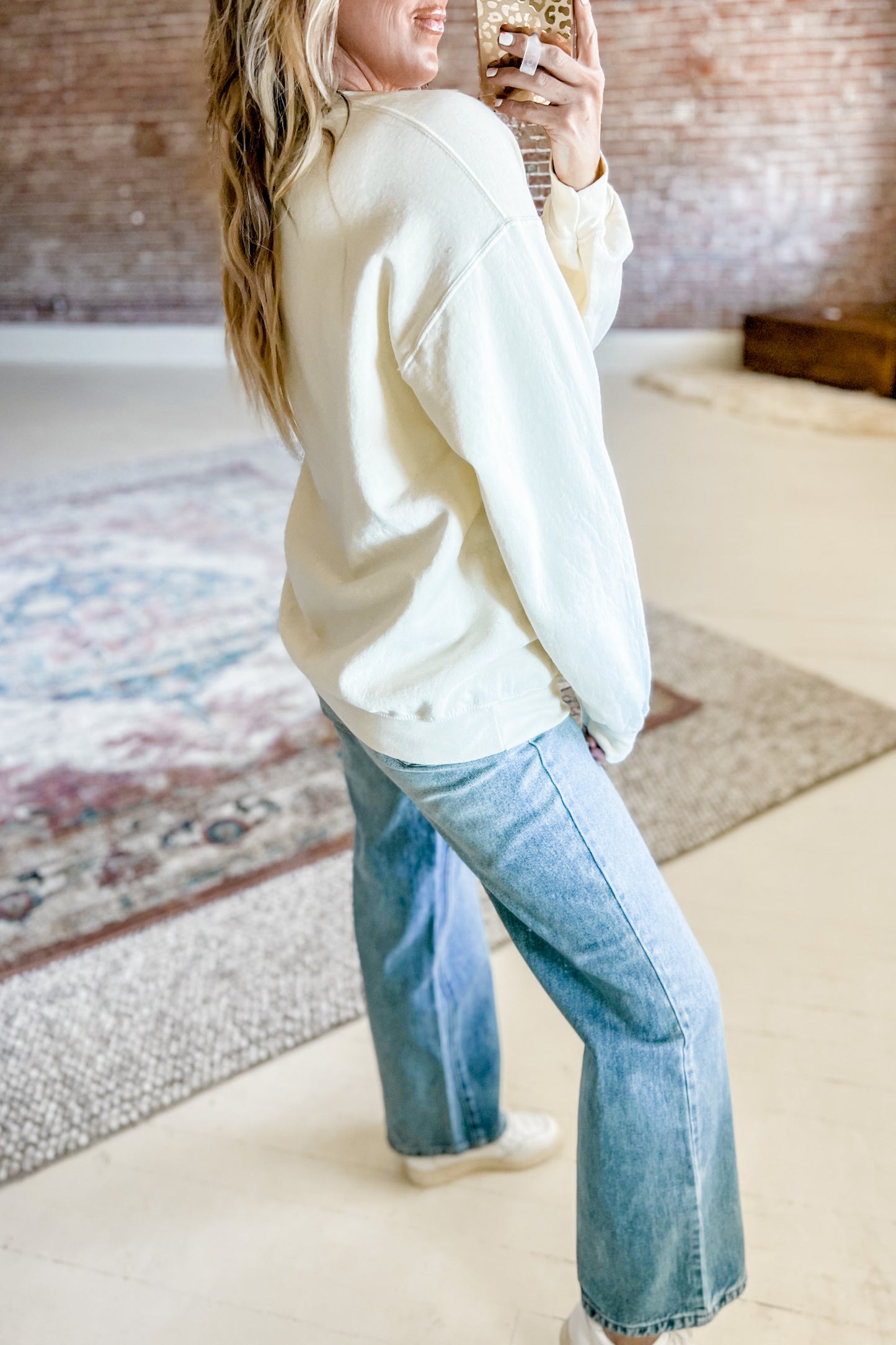 Affirmations Graphic Crewneck Pullover
