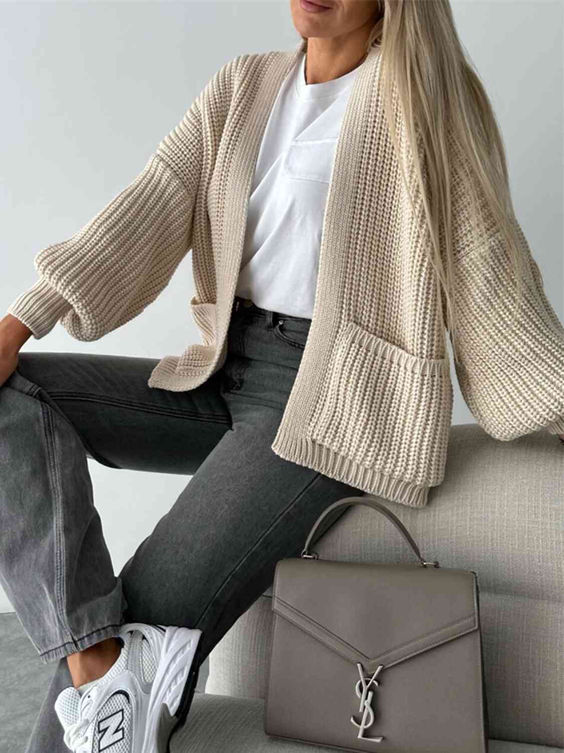 Steele Bubble Sleeve Cardigan