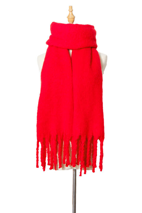 Cedar Chunky Fringe Scarf