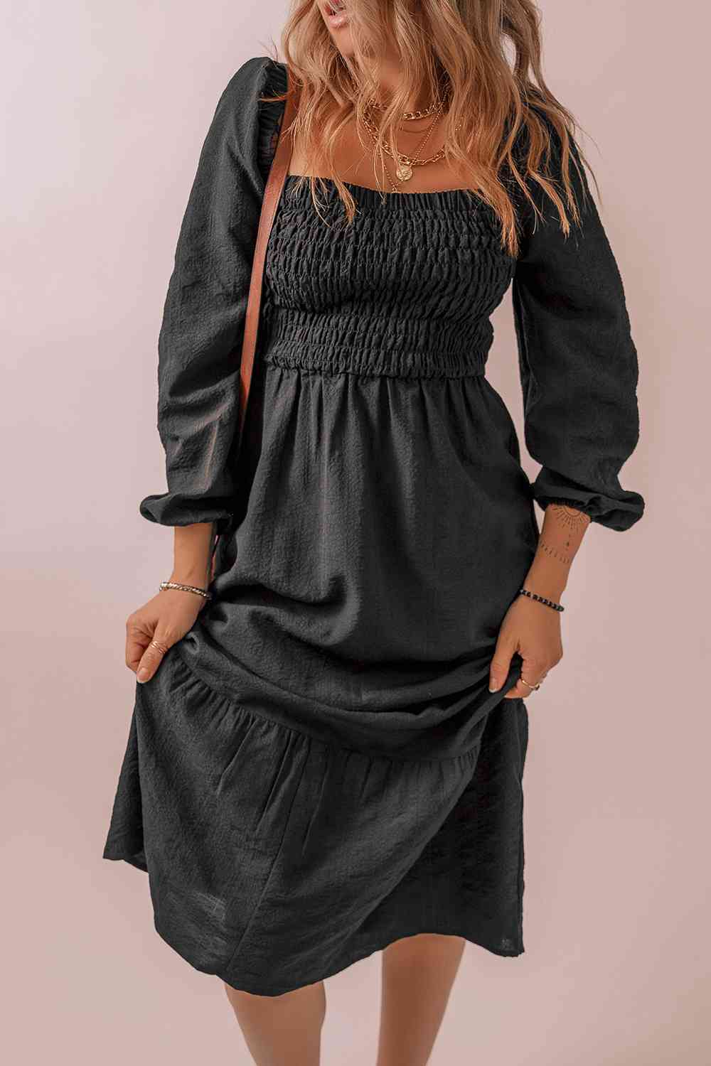 Well Collected Long Sleeve Dress