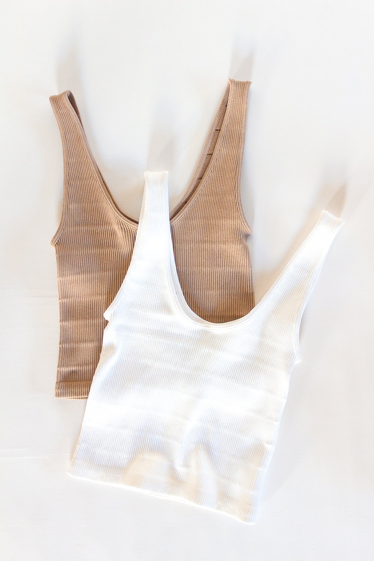 Tagless Cropped Ribbed Cami