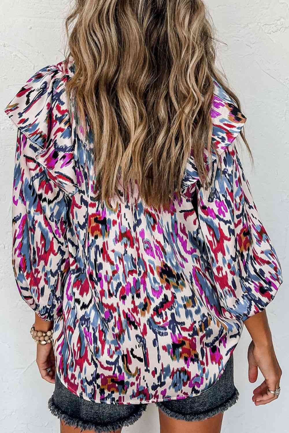 Honey Hush Ruffled Blouse